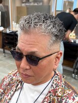 ルースト 南堀江店(ROOST) 刈り上げセンターパート/波巻きツイストスパイラル/南堀江