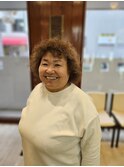 60代、70代、クルクルパーマスタイル