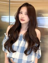 ルームバイシー 新宿(Loom. by Sea)&nbsp;〇ミルクブラウン×縮毛矯正[レイヤーカット/新宿]