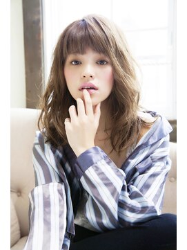 ヘアアンドスパ モーブ 世田谷(hair&SPA Mauve) 【Mauve 用賀店】外国人風セミロングエアリー