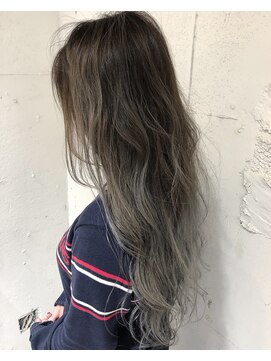 エイト 福岡天神店(EIGHT fukuoka) 【EIGHT福岡】nabe_コントラストバレイヤージュ上級シルバー★