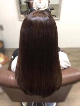 髪質改善専門ヘアエステサロン ヴェリテ(Verite) 髪質改善カラーエステ ブラウンロングストレート【verite 南柏】