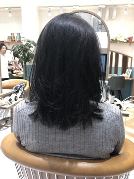 ロンド レグリーズ 立川(Lond leglise) ミニボブ/タッセルボブ/グレージュ/顔周り/フェイスレイヤー