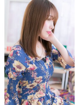 ミック ヘアアンドビューティー 大山店(miq  Hair&Beauty) 甘め質感のモテ系♪ラブセミディb