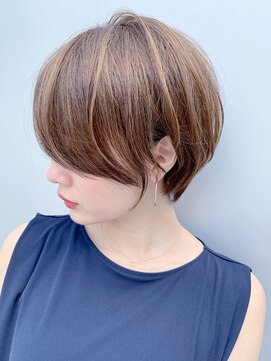 シー バイ ロンド 新宿(Sea by Lond) デザインカラーで作る☆ハイライトショートボブ☆