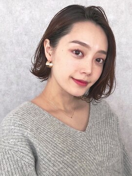 サンド クリア 横浜本店(sand clear) 大人 前下がり 外ハネ フレンチボブ