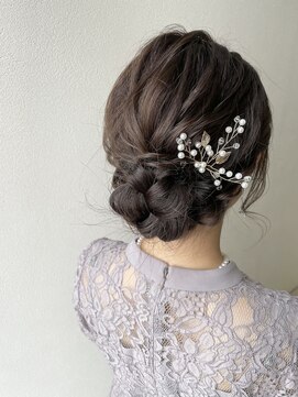 オウルヘアー(Owl hair) シニヨンアレンジ