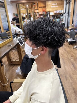 ルッカヘアガーデン バイ ラッシュゴールド(RUCCA HAIR GARDEN by LUSH GOLD) 強めツイストスパイラルパーマ