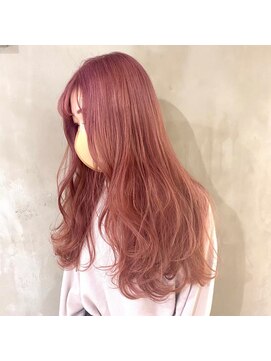 ゲーム 渋谷店(GAME) ダブルカラーピンクベージュケアブリーチハイトーン髪質改善