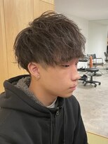 ニアウ 太田店(Niau)&nbsp;ツイストスパイラルパーママッシュメンズパーマ波巻きパーマ