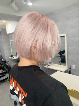 アンダーバーホワイト(_WHITE) ホワイトピンクベージュ