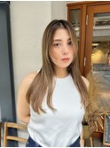 外国人風サラ感ロング姫カット