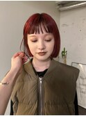 【木原】レッドオレンジワインレッドチェリーピンクハイトーン