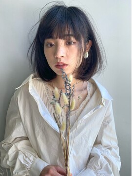 オグジュアリー 表参道(aux.) 大人かわいい/前髪[表参道/表参道駅]