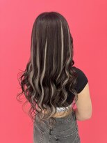 ロサ ファイブヘアー(Rosa..5Hair)&nbsp;エクステで可愛く！ホワイトハイライト！