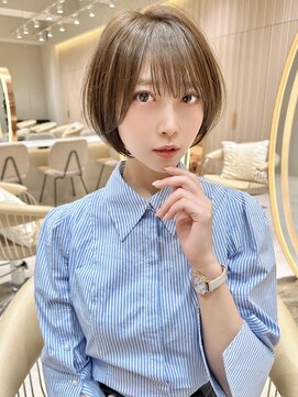 ロンド アンブル 四条烏丸(Lond ambre) 川村利幸/大人美人ショート×グレージュ