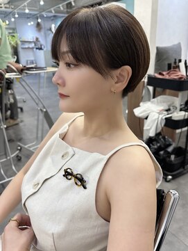 オウル(Owll) 【Owll】石田学史刈り上げマッシュ20代30代40代赤味消しカラー