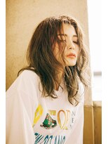 エクファ ヘア オリジン(ex-fa hair origin)&nbsp;黒髪カタロググレーベージュレイヤーロングアッシュカラー