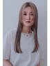 ケアブリーチ&ダブルカラー+髪質改善ヘアエステ￥22000→￥14900【ブリーチ】