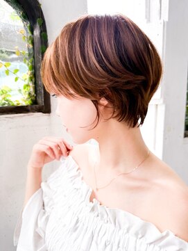 ロンド エメ 柏(Lond aimer) ミニウルフレイヤーカット顔周りカット前髪カットショート/柏柏