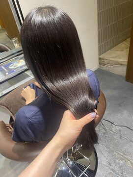 リリアーナ(LILIANA) カラー/髪質改善/ラベンダーグレージュ/グレージュ/暗髪