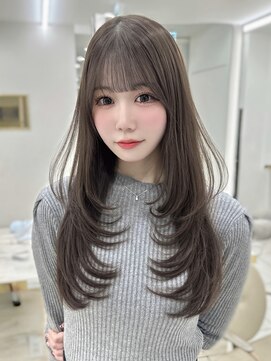 マウル ナゴヤ 名駅(MAEUL NAGOYA) 韓国前髪　くびれヘア　夏のヘアアレンジ