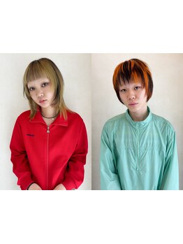 【万代】受賞歴多数の技術で高難度カラー、複雑履歴にも対応◎ブリーチもお任せ！