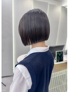 ロンドリゼル 札幌(Lond RiseL) オリーブグレー/前髪/ボブ/マロンベージュ/レイヤーカット/小顔