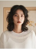 顔周りで印象を整えるルーズパーマ外苑前神宮前