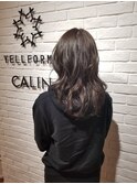 エドル　透け感アッシュ