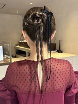 ロウROW)&nbsp;タイト ポニーテール ヘアセット ヘアアレンジ カチモリヘア
