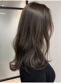 透明感カラー・つやグレージュ