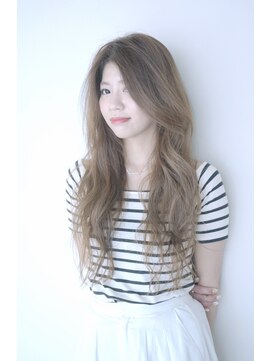 エトネ ヘアーサロン 仙台駅前(eTONe hair salon) 【eTONe】グラデーションカラー パステルベージュ