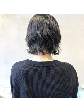 フェンヘアーアイス 中目黒(Fen.hair ici) ボブ デジキュアパーマ ウェーブスタイル