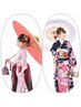 【吉祥寺Ｐiece】成人式卒業式☆ヘアセット+振袖袴着付け→18,000円早朝も◎