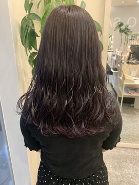 美容室 サワコ 国府店(SAWAKO) インナーオータムピンク