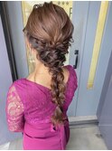 ゆるもこ編みおろしヘアセット.
