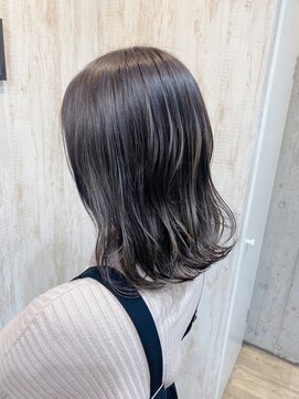 セプトヘア(sept hair) 外ハネミディアムボブ