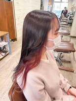 ミニム ヘアー(minim hair)&nbsp;【minim×岩田】ゆるふわピンクインナーカラー