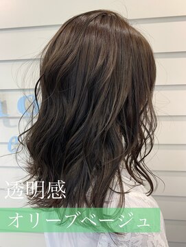 ノアエクレ 銀座(noah ecle) 【noah ecle】透明感オリーブベージュ