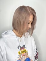 ヴィズバイエリーツ(vizz by elyts)&nbsp;ミルクティーベージュ/タッセルボブ/ヘイリーボブ/北谷/韓国