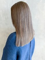 アルバム 渋谷パルコ(ALBUM)&nbsp;アッシュベージュ_チェリーブラウンフェミニンロング_ba357022