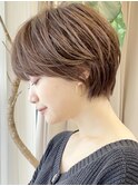 calna by ELMO/ショートボブ/ハンサムショート/丸みショート
