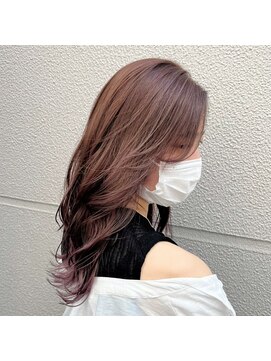 エストアール フクオカ 福岡博多店(est-r. Fukuoka) pink brownグラデーションカラー