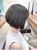 【白髪染め可】ボブショート ビフォアー＆アフター