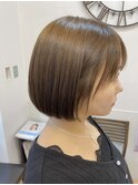 ミニボブ・ベージュカラー・オリーブベージュ