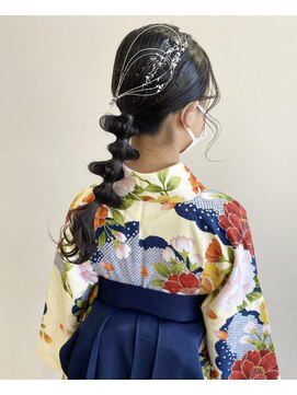 ニド(2do) 卒業式袴ポニーアレンジ