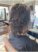 カジュアルラフパーマ♪ウェットヘア カール   ニュアンスパーマ