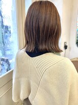 シェノン 赤羽店(CHAINON)&nbsp;外ハネボブ派手すぎないハイライト簡単くびれスタイル髪型