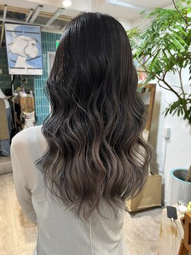 ロア インターナショナル 新宿店(LoA International) 【LoA】バレイヤージュグレージュ